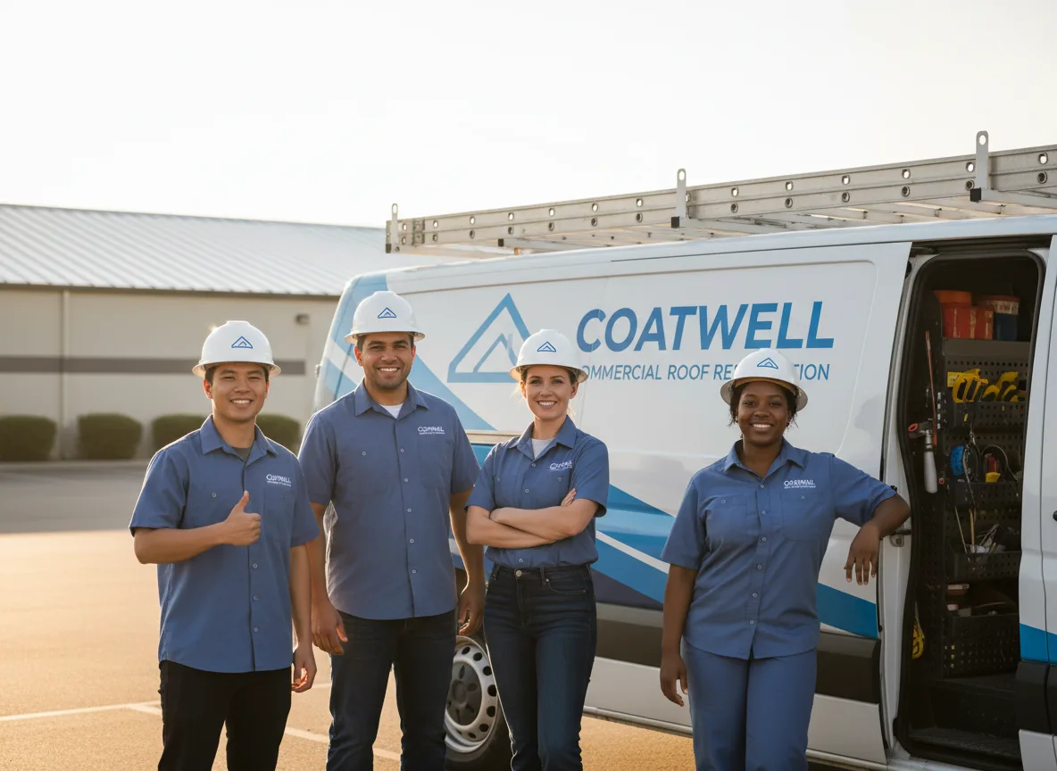 Commercial roof coating company in Archie, MO